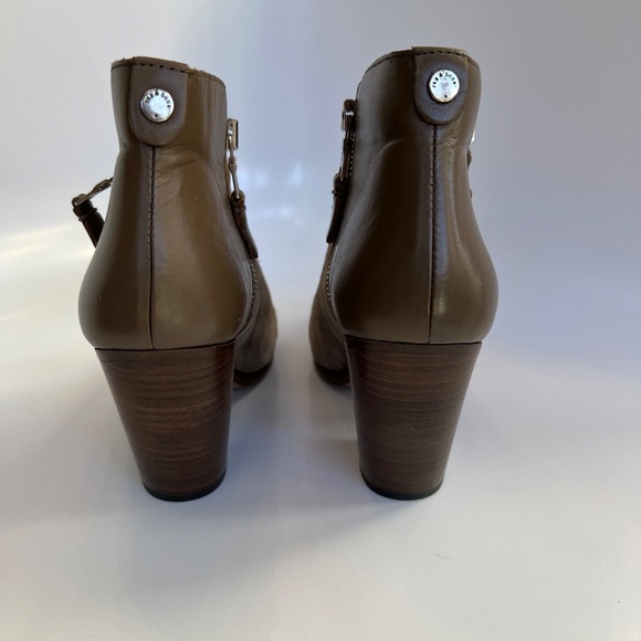 Rag & Bone Margot Combo Leather& Suede Stone Ankle Boot Size 6 - Picture 7 of 16